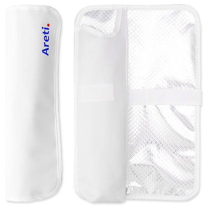 収納 持ち運び ヘアアイロン用 耐熱ポーチ a1802WH