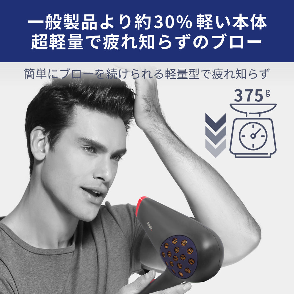 【アウトレット】【30%OFF】ドライヤー d1513GRY ハンズフリー