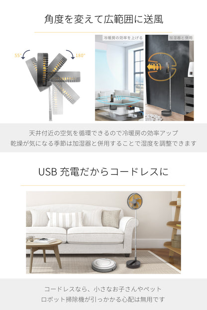 【アウトレット】【30%OFF】どこでもファン 持ち運び 旅行用 旅行 屋外 扇風機 f1620YL