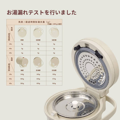 スチーム式 加湿器 3L クリーンポット h2338IV
