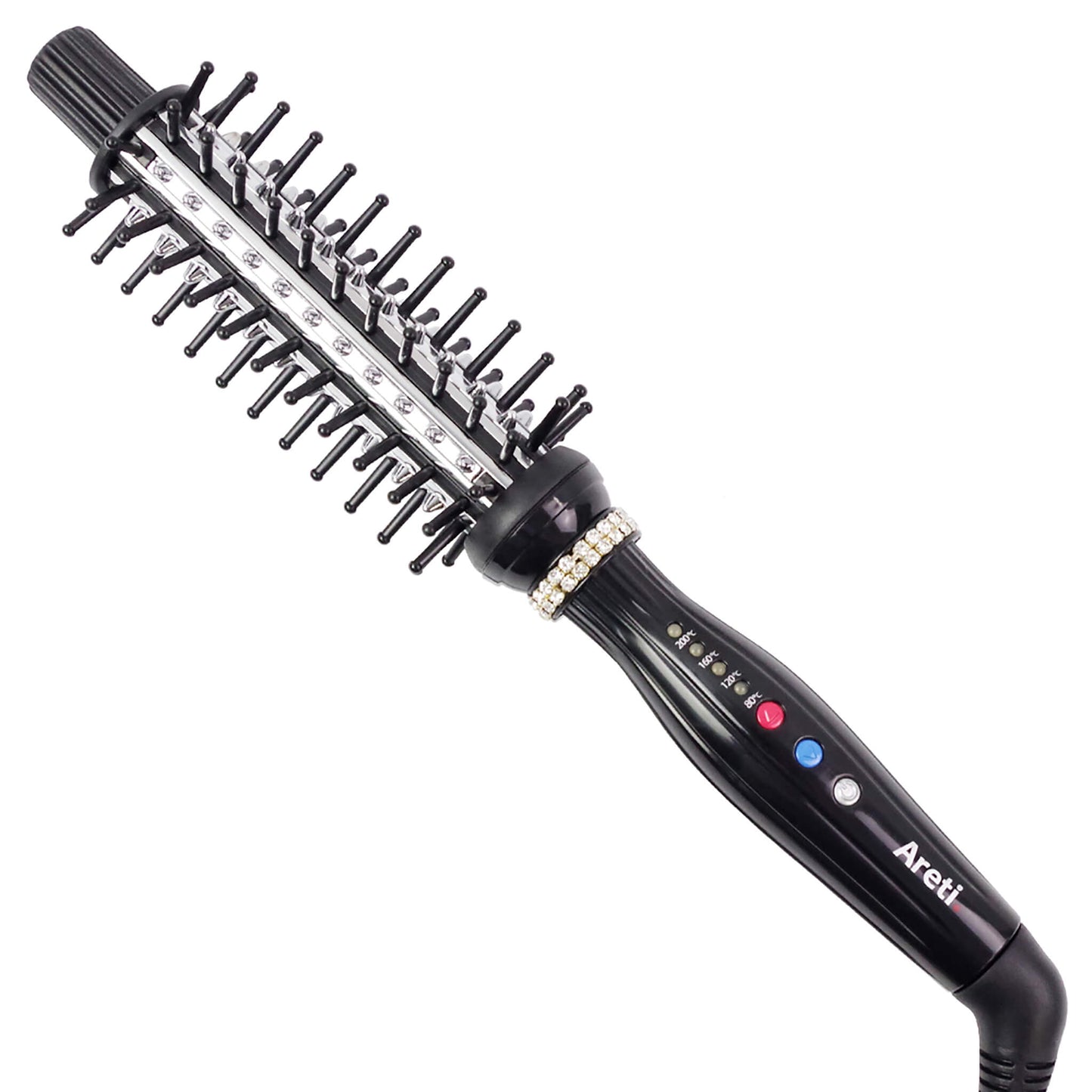 【アウトレット】【30%OFF】ロールブラシヘアアイロン 25mm i706BK