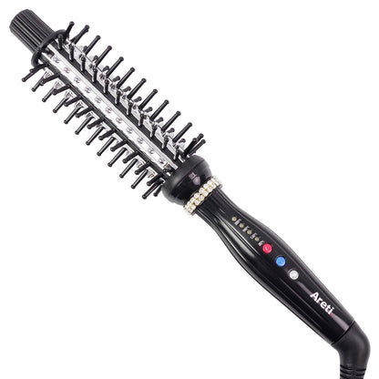 【アウトレット】【30%OFF】ロールブラシヘアアイロン 25mm i706BK