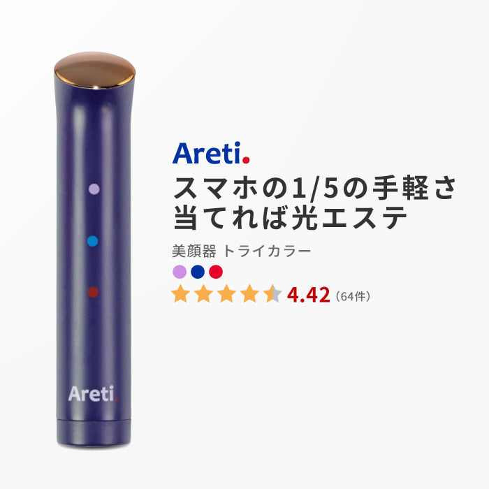 【アウトレット】【30%OFF】LED光美顔器 トライカラー b1708IDG