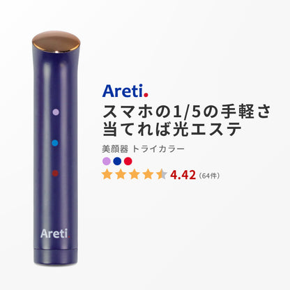 【アウトレット】【30%OFF】LED光美顔器 トライカラー b1708IDG