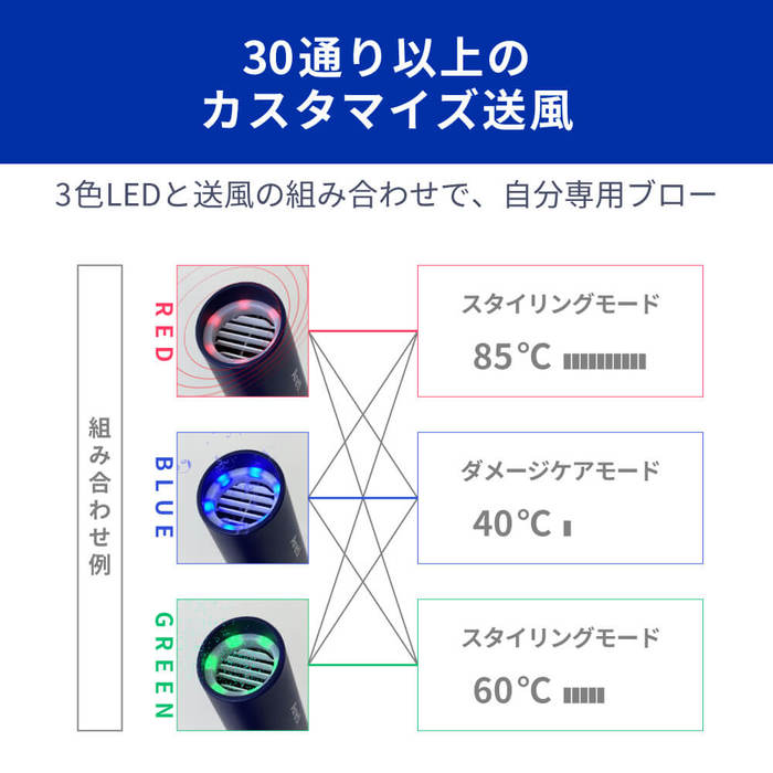 【クリアランスセール】モイストヘアケアドライヤー Kozou d1621IDG