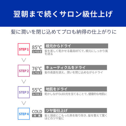 Kozou モイスト 美容 ドライヤー d1621IDG ハンズフリー