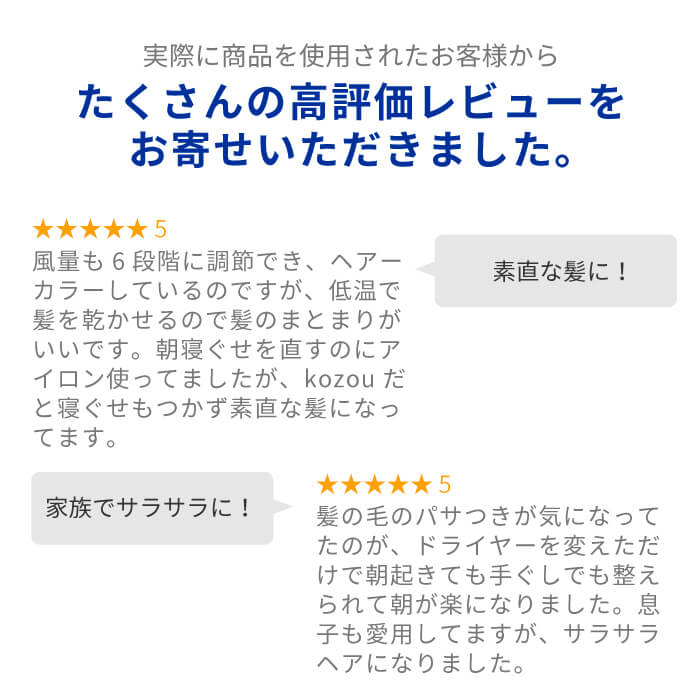 【クリアランスセール】モイストヘアケアドライヤー Kozou d1621IDG