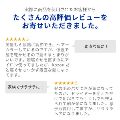 【クリアランスセール】モイストヘアケアドライヤー Kozou d1621IDG