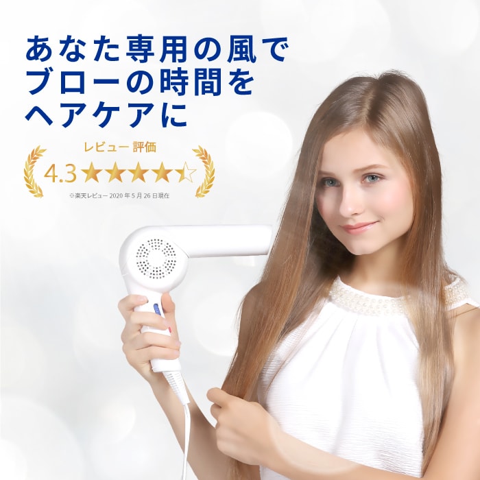 【クリアランスセール】モイストヘアケアドライヤー Kozou d1621WH
