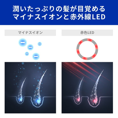 【クリアランスセール】モイストヘアケアドライヤー Kozou d1621WH
