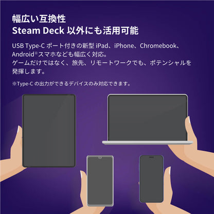 Kokucho Play コクチョウプレー Steam deck スチームデック ドック h2211BK コンパクト