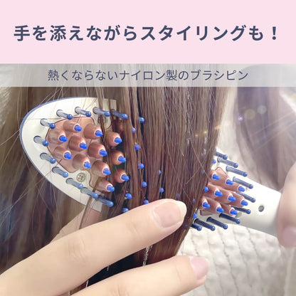 ストレート ヒートブラシ アイロン ミニ アイロン i1798PK/BL