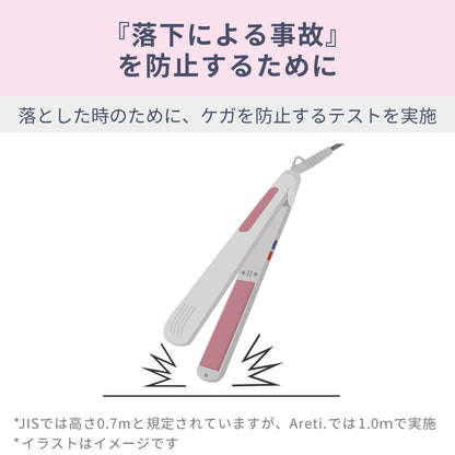 ストレート ヒートブラシ アイロン ミニ アイロン i1798PK/BL