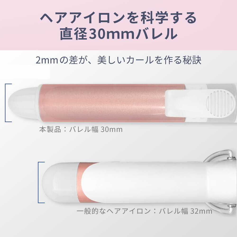 【クリアランスセール】アクシス カール ヘアアイロン コテ i1850GD