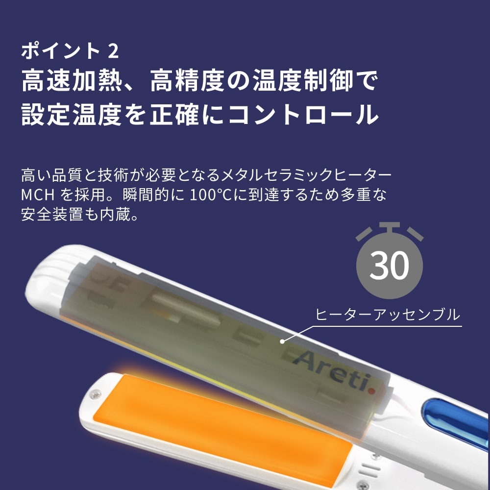 【予約で割引も】オールマイティ 純セラミックハイブリッド ストレートアイロン 15mm/20mm