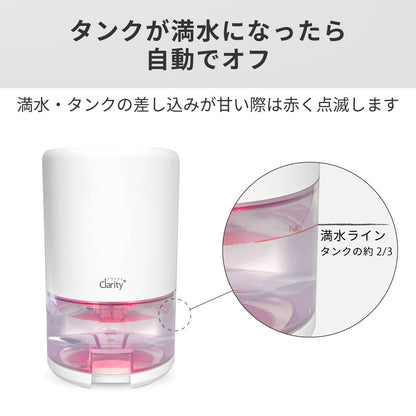 どこでもカラリ カビ予防 照明 部屋干し 寝室 リビング オフィス 部屋 クローゼット 除湿機 j2105WH 小型