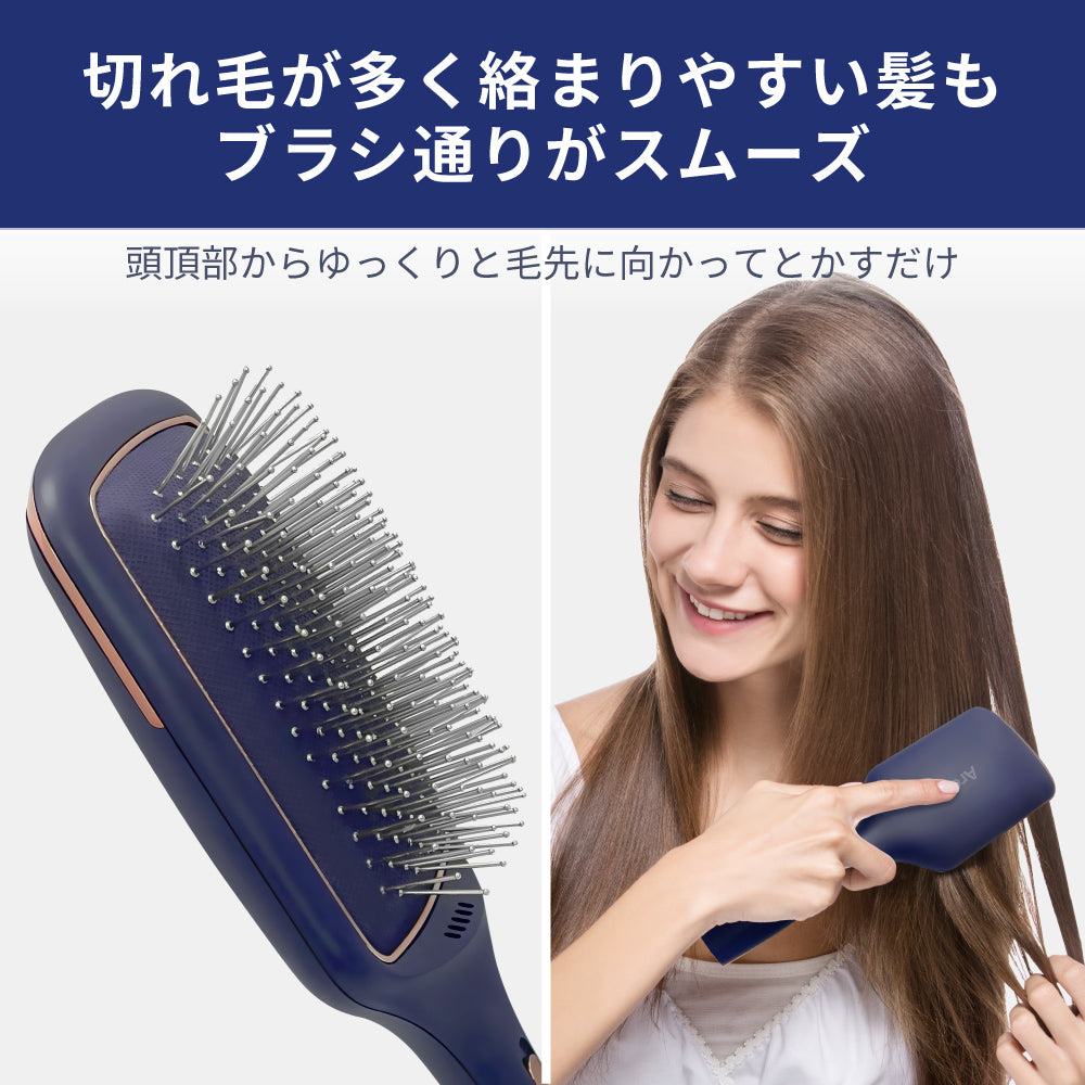 マッサージ スカルプケア 静電気防止 ヘアブラシ k2222IDG