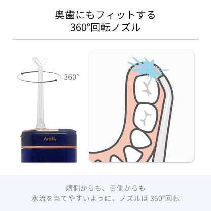 JetⅡ 口臭 ケア 口腔洗浄機 t2112IDG ポータブル